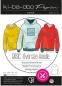 Preview: KIbadoo - Schmaler Hoodie Manouk Gr. 32-48 - DIN A 0 Schnittmuster und Anleitung als Broschüre - Kopie